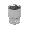 LLAVE VASO 1/2 HEXAGONAL 23 MM. PERFIL DE 6 CARAS. ACERO CROMO VANADIO, ARISTAS REDONDAS