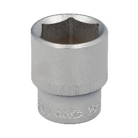 LLAVE VASO 1/2 HEXAGONAL 26 MM. PERFIL DE 6 CARAS. ACERO CROMO VANADIO, ARISTAS REDONDAS