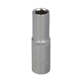 LLAVE VASO 1/2 HEXAGONAL LARGA 13 MM. PERFIL DE 6 CARAS. ACERO CROMO VANADIO, ARISTAS REDONDAS