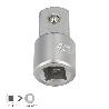 ADAPTADOR AUMENTADOR 1/2 HEMBRA A 3/4 MACHO ACERO CROMO VANADIO, ARISTAS REDONDAS, REDUCTOR CARRACA,
