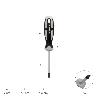 DESTORNILLADOR TORX INVIOLABLE ACERO S2 MANGO TPR BIMATERIAL. MEDIDA T09 X Ø 3,0 X 75 MM.