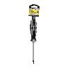 DESTORNILLADOR TORX INVIOLABLE ACERO S2 MANGO TPR BIMATERIAL. MEDIDA T25 X Ø 6,0 X 100 MM.