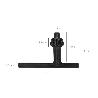 LLAVE PORTABROCAS PARA TALADRO Ø 13 MM. LLAVE DE REPUESTO PARA TALADRO UNIVERSAL, LLAVE DE MANDRIL