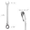 LLAVE COMBINADA CON CARRACA 17 MM. DIN 3113