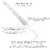 CUCHILLO HUSKY PANERO 21 CM. HOJA ACERO INOXIDABLE, CUCHILLO PAN , CUCHILLO CORTAR PAN MANGO ERGONOMICO BLANCO