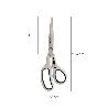 TIJERAS MULTIUSO ACERO INOXIDABLE 8,5 / 220 MM. HOJAS ACERO INOXIDABLE, MANGO COMODO Y SUAVE