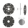 DISCO CORTE METALES UNIVERSAL  Ø 115 X 1,7 MM. FILO DE DIAMANTE DISCO CORTE ACERO, CHAPA, HIERRO, ALUMINIO