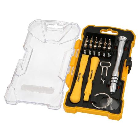 KIT HERRAMIENTAS REPARACION SMARTPHONES 17 PIEZAS