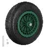 RUEDA CARRETILLA NEUMATICA PARA CARRETILLA OBRA / JARDIN LLANTA PLASTICO EJE Ø 20 MM. RUEDA CARRETILLA JARDIN, CARR