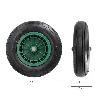 RUEDA CARRETILLA NEUMATICA PARA CARRETILLA OBRA / JARDIN LLANTA PLASTICO EJE Ø 20 MM. RUEDA CARRETILLA JARDIN, CARR