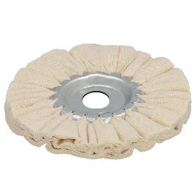 DISCO PULIDOR DE TELA PARA AMOLADORA / ESMERILADORA Ø 150 MM.