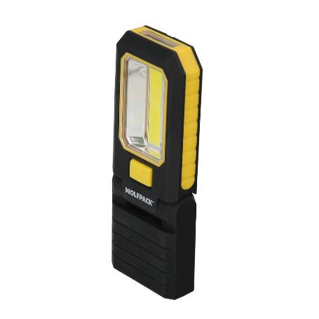 LINTERNA LED PROFESIONAL MULTIFUNCIÓN COMPACTA PLEGABLE A PILAS (3 AAA) 210 LUMENES 2 MODOS DE ILUMINACIÓN CON IMAN