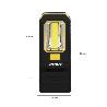 LINTERNA LED PROFESIONAL MULTIFUNCIÓN COMPACTA PLEGABLE A PILAS (3 AAA) 210 LUMENES 2 MODOS DE ILUMINACIÓN CON IMAN