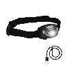 LINTERNA LED FRONTAL CABEZA LITIO USB RECARGABLE. 3 MODOS DE LUZ. 120 LUM. SENSOR DE ENCENDIDO Y APAGADO.