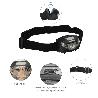 LINTERNA LED FRONTAL CABEZA LITIO USB RECARGABLE. 3 MODOS DE LUZ. 120 LUM. SENSOR DE ENCENDIDO Y APAGADO.