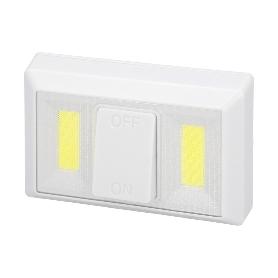 LINTERNA / LUCES LED PARA PARED / ARMARIO A PILAS (4 AAA) 250 LUMENES (FIJACIÓN MEDIANTE PEGATINA, IMAN O TORNILLOS
