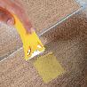 RASCAVIDRIOS PLASTICO AMARILLO HOJA 60 MM. RASQUETA VITROCERAMICA, RASCADOR VIDRIO, RASCADOR VITROCERAMICA,