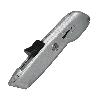 CUTTER AUTORETRACTIL CON HOJA ACERO SK5 CARCASA DE ALUMINIO DISEÑO ERGONOMICO, CUCHILLO SEGURIDAD, CUTTERS SEGURIDA