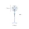 VENTILADOR SUELO SILENCIOSO CON MANDO. Ø 43 CM. ALTURA 140CM. 55 WATT. 55 WATT. VENTILADOR PROGRAMABLE. VENTILADOR 