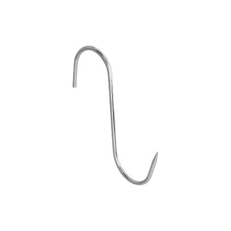 GANCHO CARNICERO INOXIDABLE Nº 7 DE 220 X 10 MM. GANCHO PARA PRODUCTOS CARNICOS.