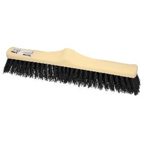 CEPILLO BARRENDERO INDUSTRIAL FIBRA RIGIDA PVC. SOPORTE POLIPROPILENO 50 CM. (SIN MANGO)