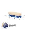 CEPILLO RAICES DE MANO FIBRA DE PVC 4X9