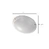 LAMPARA PLAFON INTERIORES / EXTERIORES IP45 PORTALAMPARAS E27 Ø 27 X 9,5 CM.