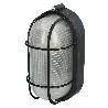 PLAFON INDUSTRIAL OVALADO NEGRO