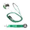 ESLINGA PLANA DOBLE BANDA 2.000 KG. FACTOR SEGURIDAD 7:1, LONGITUD: 2 METROS ANCHO 6 CM. 100% POLIESTER. COLOR VERD