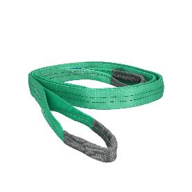 ESLINGA PLANA DOBLE BANDA 2.000 KG. FACTOR SEGURIDAD 7:1, LONGITUD: 3 METROS ANCHO 6 CM. 100% POLIESTER. COLOR VERD