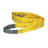 ESLINGA PLANA DOBLE BANDA 3.000 KG. FACTOR SEGURIDAD 7:1, LONGITUD: 4 METROS ANCHO 9 CM. 100% POLIESTER. COLOR AMAR