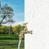 GRIFO CURVO LATÓN PULIDO CON RACORD 1/2 GRIFO JARDIN EXTERIOR