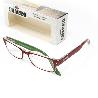 GAFAS LECTURA KANSAS ROJO / VERDE. AUMENTO +1,0 GAFAS DE VISTA, GAFAS DE AUMENTO, GAFAS VISIÓN BORROSA