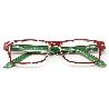 GAFAS LECTURA KANSAS ROJO / VERDE. AUMENTO +2,5 GAFAS DE VISTA, GAFAS DE AUMENTO, GAFAS VISIÓN BORROSA