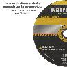 DISCO REPASAR ABRASIVO Ø 230 X Ø 22 MM. ESPESOR 6,4 MM. DISCO RADIAL / AMOLADORA UNIVERSAL COMPATIBLE CON TODAS LAS