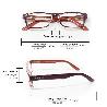 GAFAS LECTURA KANSAS MORADO / NARANJA. AUMENTO +1,5 GAFAS DE VISTA, GAFAS DE AUMENTO, GAFAS VISIÓN BORROSA