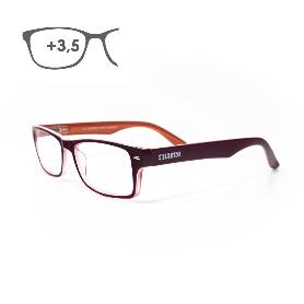 GAFAS LECTURA KANSAS MORADO / NARANJA. AUMENTO +3,5 GAFAS DE VISTA, GAFAS DE AUMENTO, GAFAS VISIÓN BORROSA