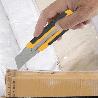 CUTTER ANCHO PROFESIONAL HOJA ACERO SK5 25MM.