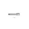 ALARGADERA LLAVE DE VASO 1/4 LONGITUD 50 MM.