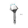 LLAVE AJUSTABLE GRAN APERTURA COMPACT. CROMO VANADIO 6 LLAVE INGLESA, LLAVE DE EXPANSION, LLAVE GRAN APERTURA