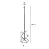 MEZCLADOR COLA RECAMBIO M14 120X600.