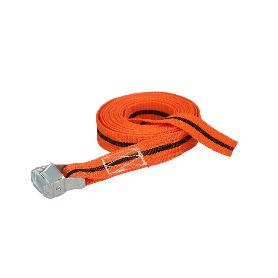 CINTA DE AMARRE CON TRINQUETE 5 METROS X 38 MM. TRINQUETE METALICO AUTOMATICO, CINCHA, ESLINGA MERCANCIA, CORREA SU
