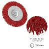CEPILLO NYLON DISCO Ø 75 MM. 1/4. LIJAR Y PULIR MADERA, METAL, ACERO INOXIDABLE, CEPILLO TALADRO, CEPILLO PULIR, CE