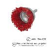 CEPILLO NYLON TAZA Ø 50 MM. 1/4. CEPILLO DE LIJADO NAILON. CEPILLO PARA TALADRO DE NAILON, CEPILLO DE ALAMBRE ABRAS