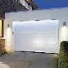 BURLETE PARA PUERTAS DE GARAJE ALUMINIO BLANCO CON GOMA 2,5 M. PERFIL BAJO COCHERA CEPILLO DE PUERTA, BURLETE GARAJ