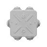 CAJA ESTANCA SUPERFIE CON CLIP 80X80X40 MM