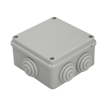 CAJA ESTANCA SUPERFIE CON TORNILLOS 100 X 100 X 50 MM.