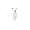 CONECTOR TV MACHO RECTO 9,5 MM.