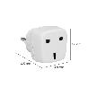 ADAPTADOR VIAJE TOMA INGLESA A SCHUKO