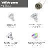 PORTALAMPARAS GU-10 CERAMICO PARA BOMBILLAS HALOGENAS / LED
